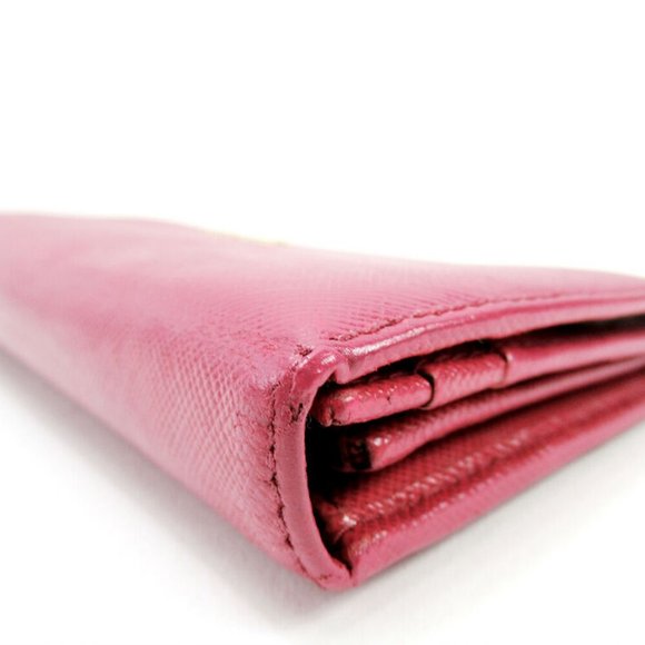 PRADA wallet pink leather Authentic used - Picture 4 of 8